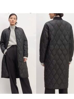 Everlane quilted renew long liner xl